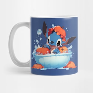 STITCH HAVING A BATH Mug